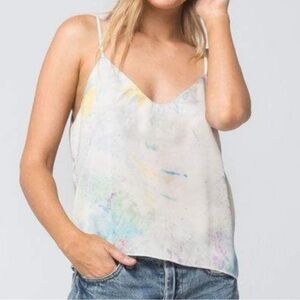 Free People Multicolor Tie-Dye Paint Splatter Camisole